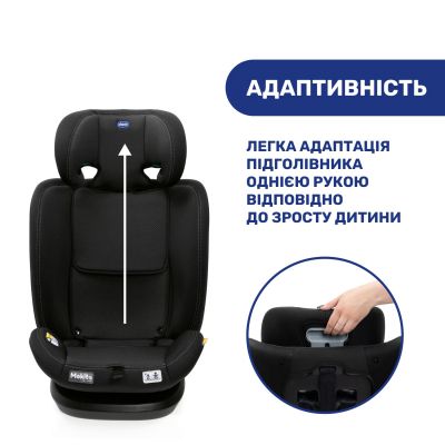 Автокресло Chicco Mokita i-Size, гр. 1/2/3, чорне (8058664167401) (87033.95) | Зображення 8