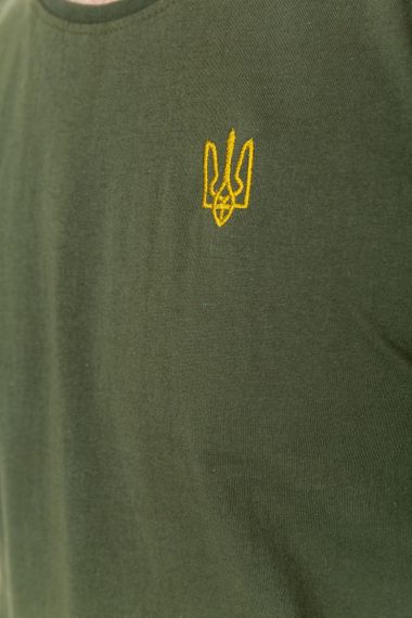 Футболка чоловіча патріотична, колір хакі, 182R003 | Зображення 4