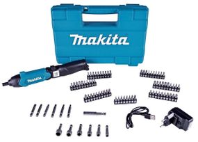 Отвертка аккумуляторная с набором бит Makita DF001DW (4 Нм, 1/4", 3.6 В, USB)