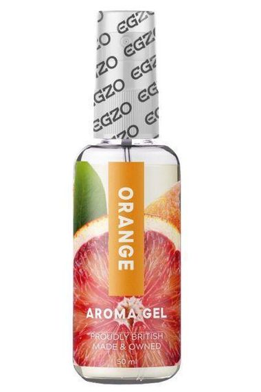 Съедобный гель-лубрикант EGZO AROMA GEL - Апельсин, 50 мл Sex Aura | Зображення 1