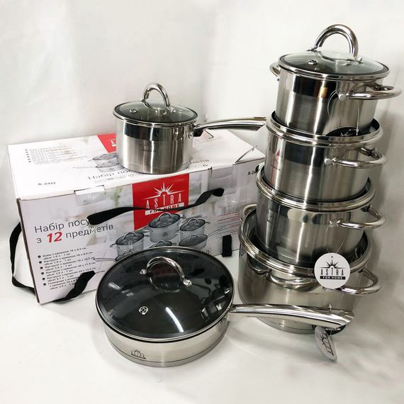 Набор посуды 12 предметов HV-930 ASTRA A-2412 | Зображення 6