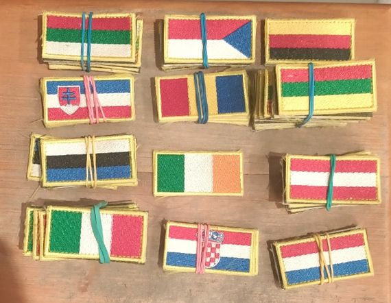 Шеврон прапорець на ліпучці чи пришивний № 1 | Зображення 1