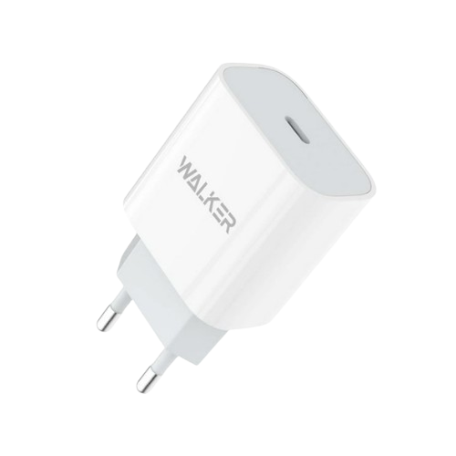 Зарядний пристрій мережевий Type-C 3,0A PD 20W білий WALKER WH-39