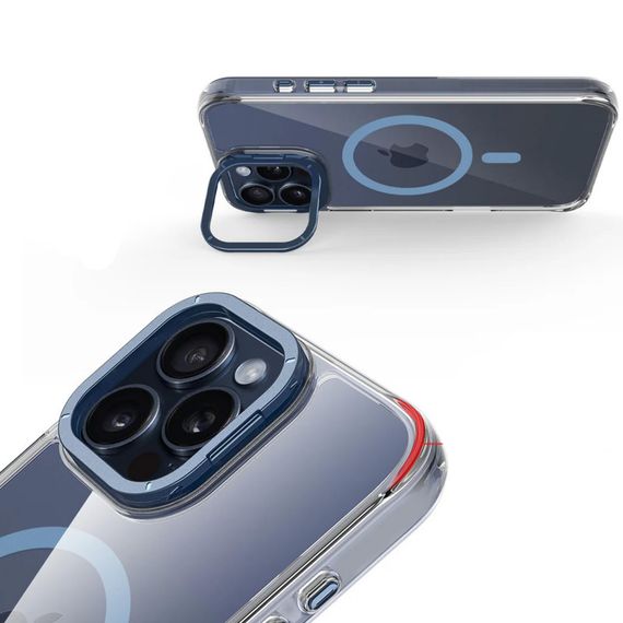 Чохол TPU Space Case Apex with MagSafe для Apple iPhone 16 Pro Max (6.9") Navy Blue | Зображення 3