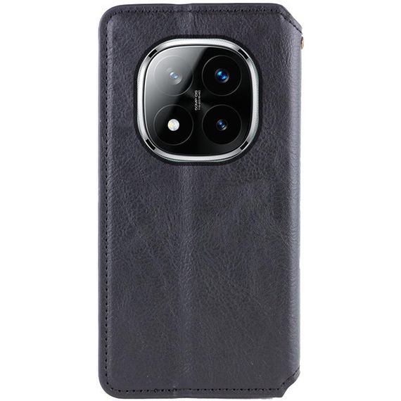 Шкіряний чохол-книжка GETMAN Cubic (PU) для Xiaomi Redmi Note 15 4G/5G (EU) Чорний | Зображення 2