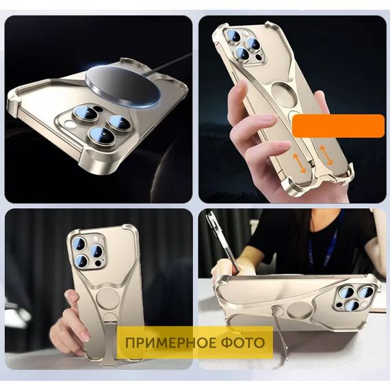 Чохол Bumper Y для Apple iPhone 15 / 16 (6.1") Desert titanium | Зображення 3