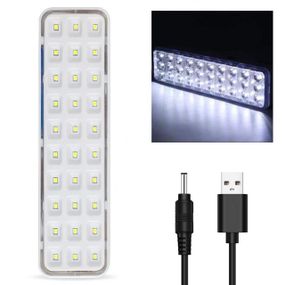 Аварійний ліхтар на акумуляторі 1200 мАг, з USB-зарядкою, 30 LED, KD-630 / Світлодіодна акумуляторна лампа