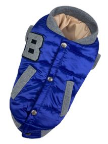 Куртка бомбер синя K-71