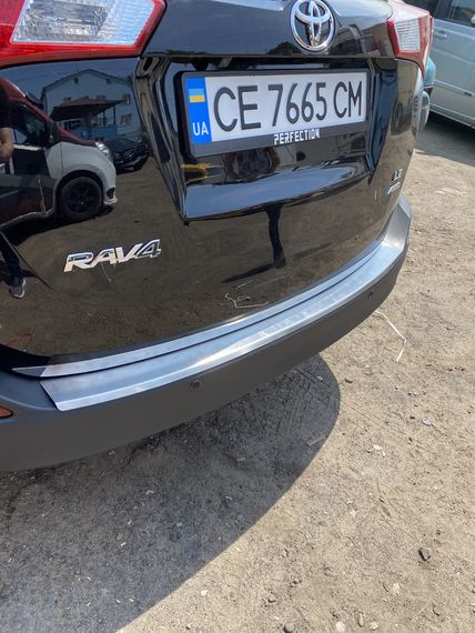 Кромка багажника OmsaLine (нерж.) для Toyota Rav 4 2013-2018 рр | Зображення 2