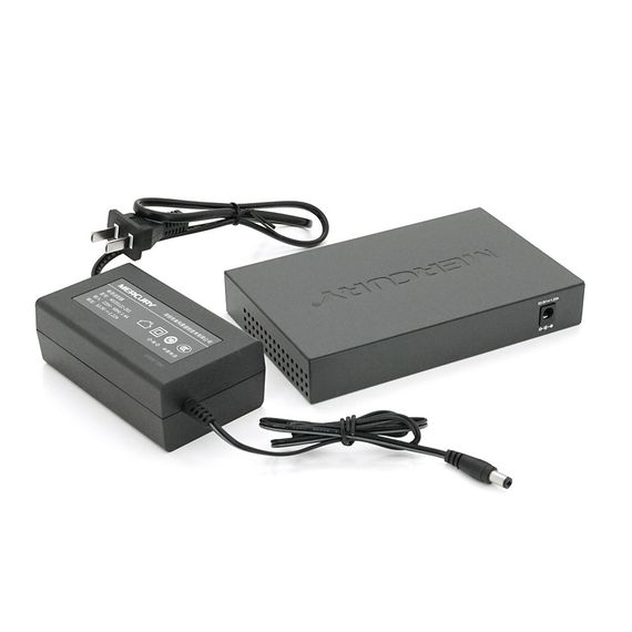Коммутатор POE 48V Mercury S109PS 8 портов POE + 1 порт Ethernet 10/100 Мбит/сек | Зображення 3