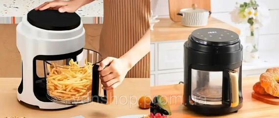 Аерофритюрниця безмасляна сенсорна на 6л Gold Diamond TK9905 3200Вт