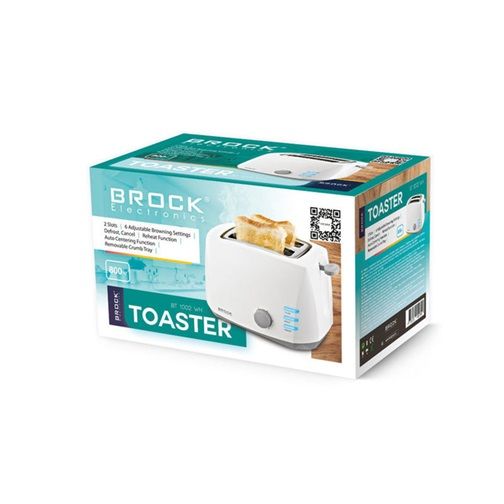 Тостер BROCK BT 1002 WH 830 Вт білий | Зображення 1