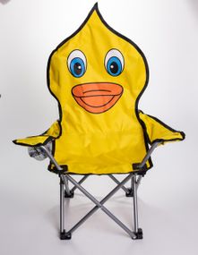 Крісло туристичне для дитини 34х58х65 см з підстаканником Жовтий SJ-0065Y