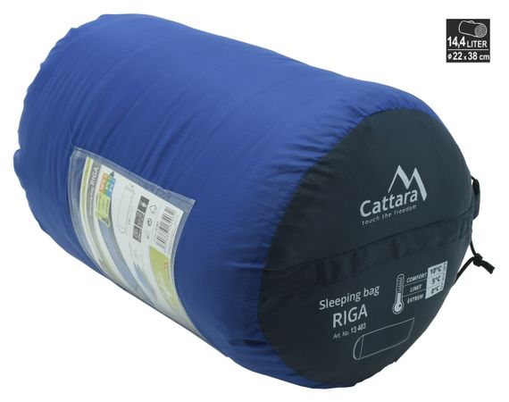 Спальний мішок (спальник) CATTARA "RIGA" 13403 Синій 0-10°C | Зображення 3