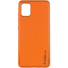 Шкіряний чохол Xshield для Samsung Galaxy A04s Оранжевый / Apricot