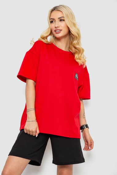 Костюм женский повседневный, цвет красный, 241R5004-1