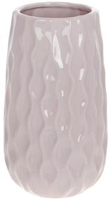Декоративная ваза Леонор d=11x20см светло-розовый глянец ceramic
