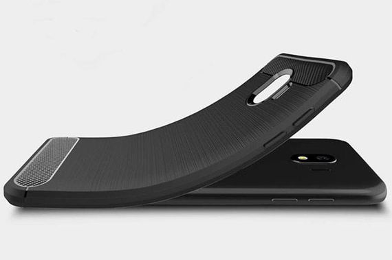 Чехол PRIMO Carbon Fiber Series для Samsung J4 2018 (SM-J400) - Black | Зображення 3