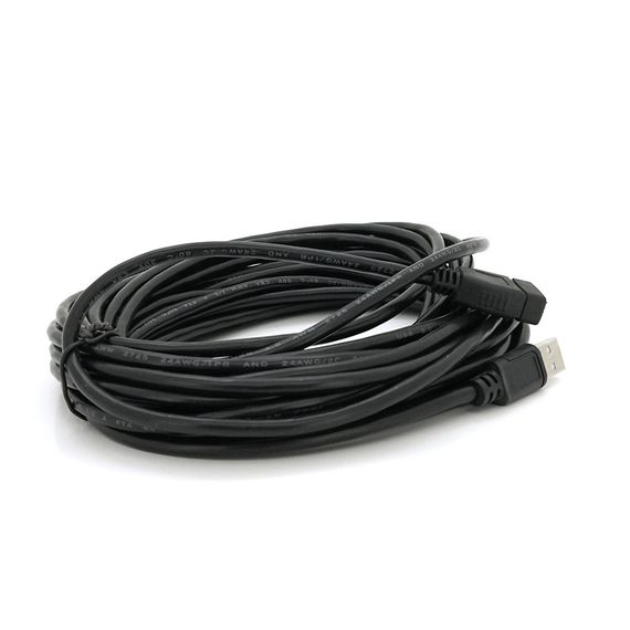 Удлинитель USB 2.0 AM/AF,10.0m,1 феррит,Black | Зображення 1