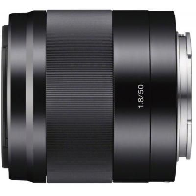 Объектив Sony 50mm f/1.8 Black for NEX (SEL50F18B.AE) | Зображення 1