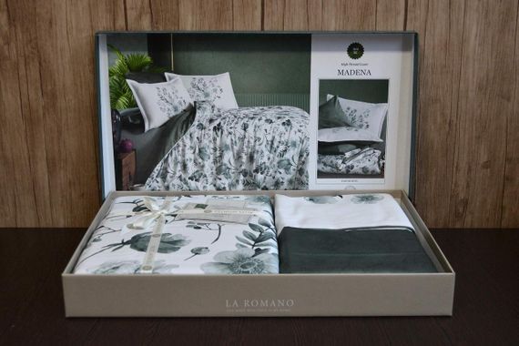 Постільна білизна La Romano Premium Satin 200×220 Madena Moonmist | Зображення 2