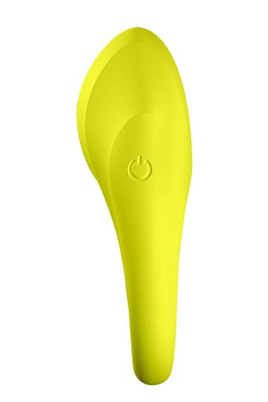 Ерекційне кільце з вібрацією Satisfyer Spectacular Duo жовте Sex Aura | Зображення 3