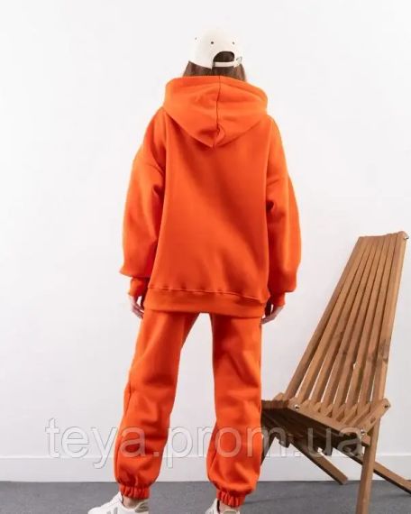 Спортивный костюм для женщин цвет оранжевый размеры M, L, XL, XXL, 3XL, S FI_009045 | Зображення 2