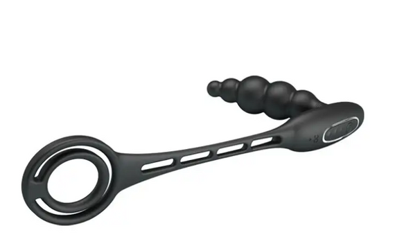 Ерекційне кільце з анальним вібростимулятором Pretty Love VIBRATION PENIS SLEEVE III sexstyle | Зображення 4