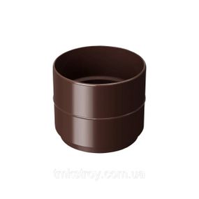 Муфта трубы. 130/100 Водосточные системы Rainway (Ренвей). коричневый