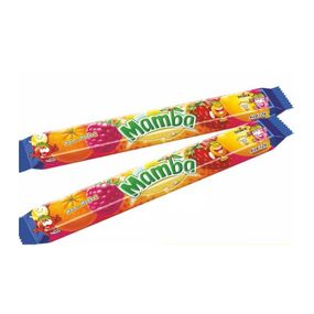 Цукерки жувальні фруктові асорті Mamba, 106 г (4 шт. по 26,5 г), Німеччина, жуйка,