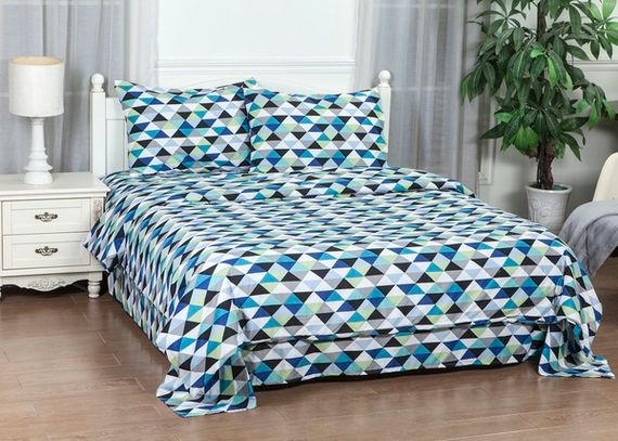 Комплект постільної білизни Soho Полуторний 150х200 см Geometry