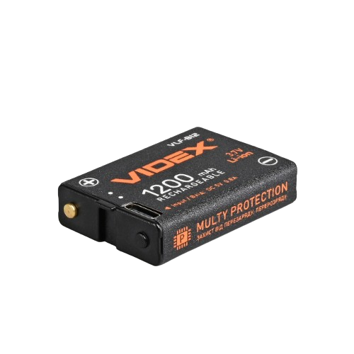 Акумулятор VLF-B12 Li-lon 3,7V 1200mAh захист (бл-1шт) Videx | Зображення 4