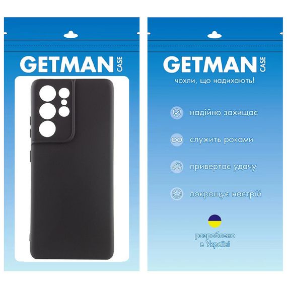 Чехол TPU GETMAN Liquid Silk Full Camera для Samsung Galaxy S22 Ultra | Зображення 4