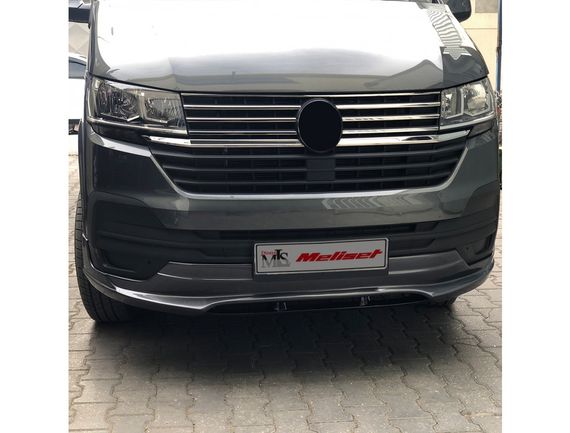 Накладка на передний бампер 2019-2024 (под покраску) для Volkswagen T6 | Зображення 2