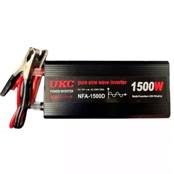 Инвертор 5 CORE 1500W 12V AC/DC • Преобразователь напряжения 5 CORE 1500W 12V с синусоидальным выходом для автономного питания | Зображення 1