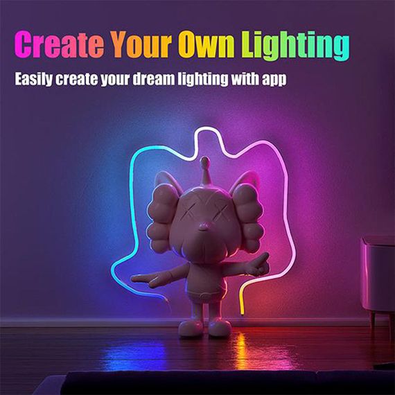 Настінна стрічка RGB LED LD05 Bluetooth EU Plug with app 12 V (5m) | Зображення 6