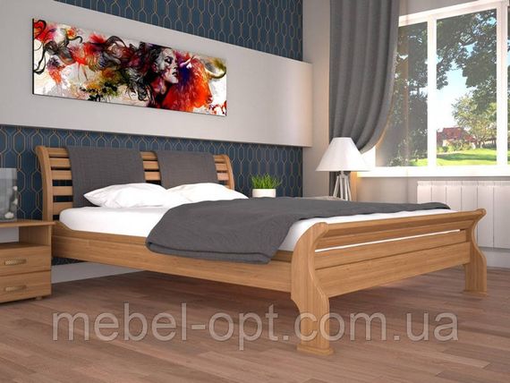 Кровать деревянная Ретро - 2 180х200, цвет яблоня | Зображення 3