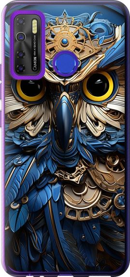 Чехол на Tecno Camon 15 Сова v2 "5649u-2405-17620"