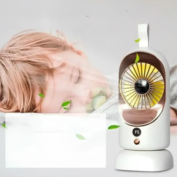 Портативный USB вентилятор 5В (29×11×11см), F-5 / Настольный вентилятор / Мини вентилятор | Зображення 3