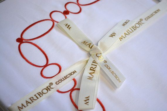 Комплект постельного белья Maribor Exclusive Satin  200х220 см Lilyana Red | Зображення 2