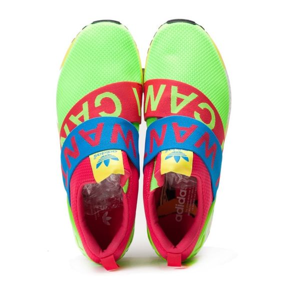 Кросівки чоловічі adidas ZX Flux Slip On B34451 (салатовий, повсякденні, текстильний верх, бренд адідас) | Зображення 5