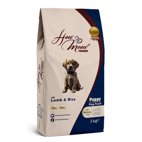 Сухий корм для цуценят How Meow Puppy з ягням та рисом 3кг