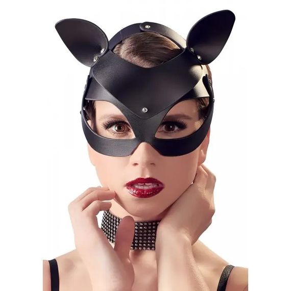 Маска кішечка Shiny cat Mask with studs