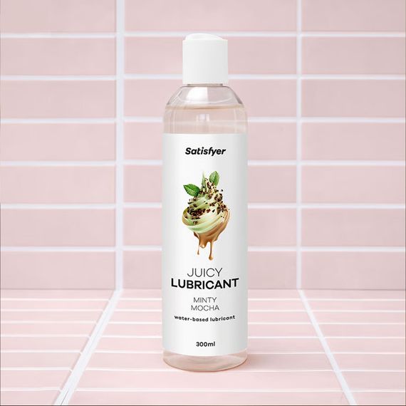Лубрикант на водній основі Satisfyer Juicy Lubricant Minty Mocha water based 300 мл | Зображення 7