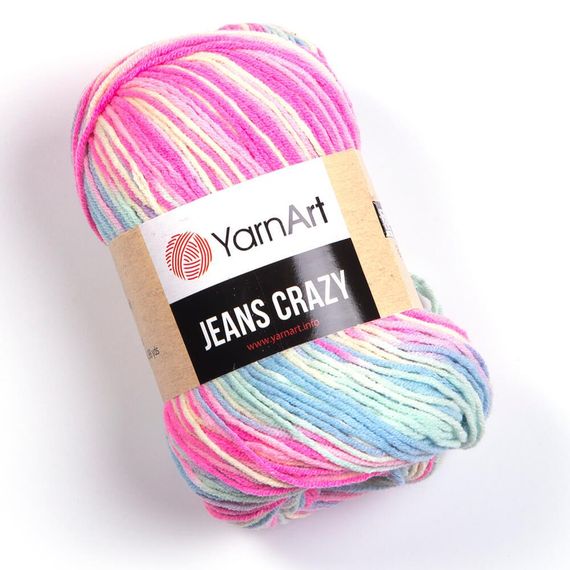 YarnArt Jeans Crazy 7205 пряжа ЯРНАРТ ДЖІНС КРЕЙЗІ