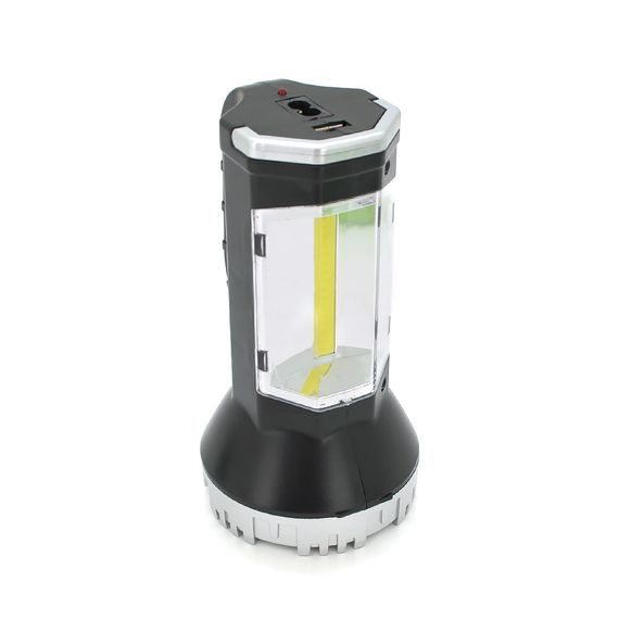 Фонарик ручной T-50.1 + 1 режим,встроенный аккум,USB выход,Box