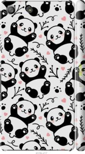 Чохол на Sony Xperia M5 E5633 Панди "4318m-217-2448"