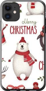 Чохол на iPhone 11 Merry Christmas із силікону FCh_024363