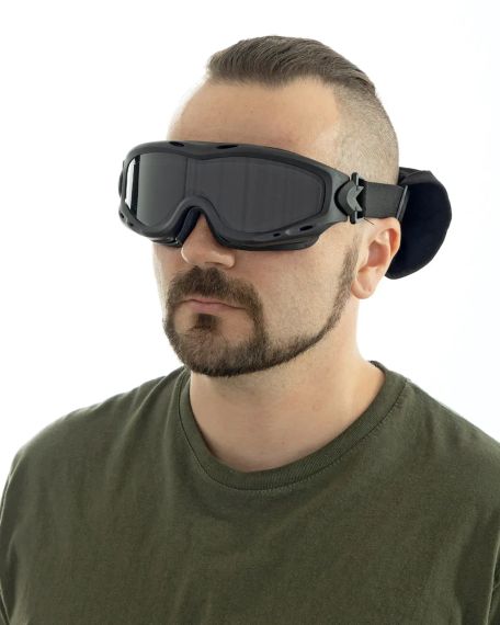 Маска-окуляри балістичні Wiley X Spear Dual. 3 лінзи (Grey/Clear/Rust) Black | Зображення 6