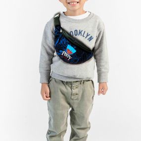 Сумка-бананка  Поппі "Poppy Playtime" з принтом, 32х15см, дитяча, молодіжна (00106)